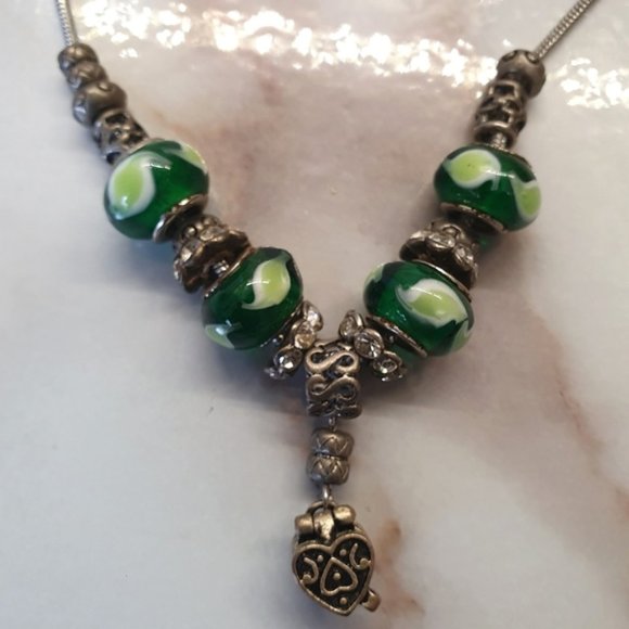 Jewelry - Long stone pendant Necklace jewellery  neckpiece turqoise